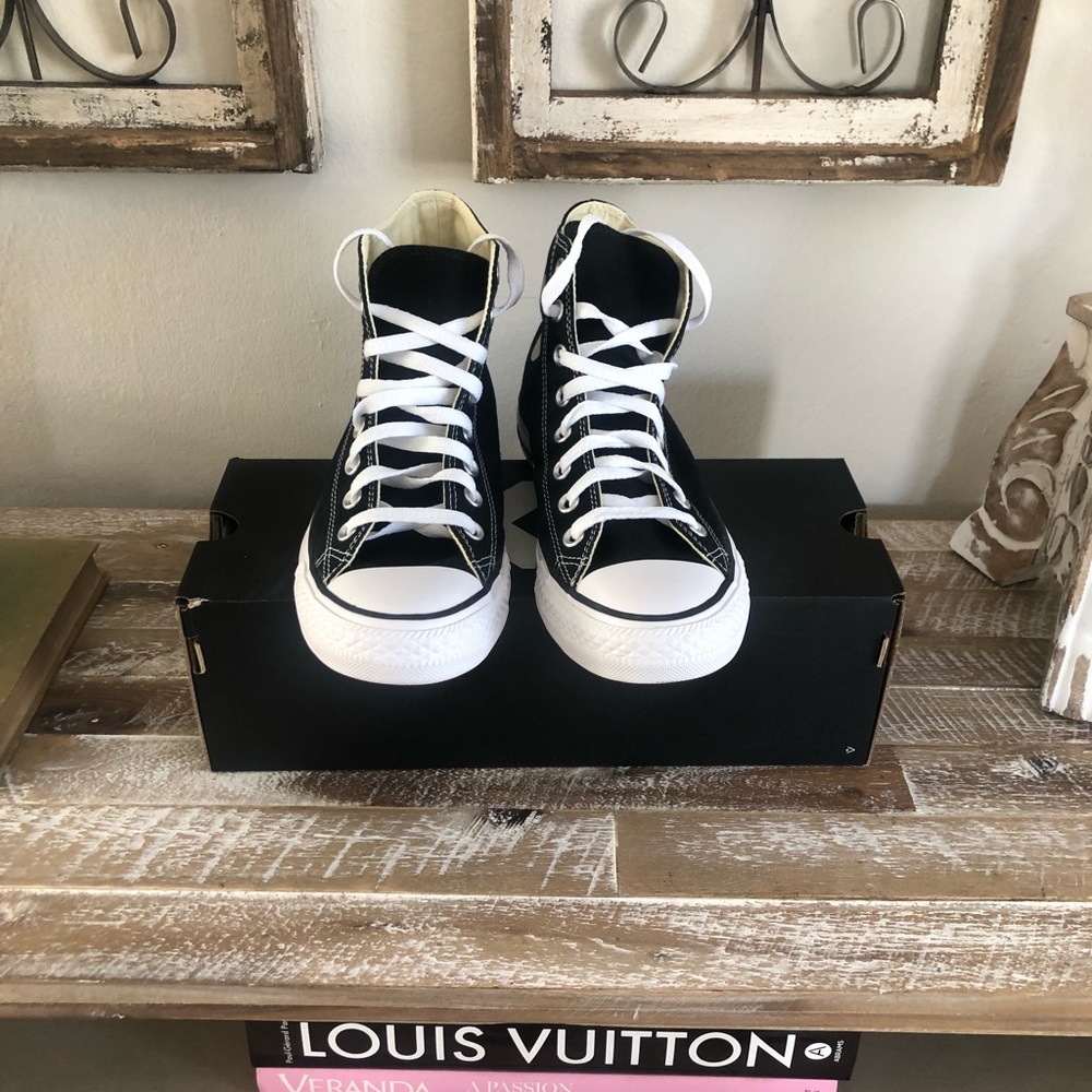 Brand new black high top converse women’s size 9
